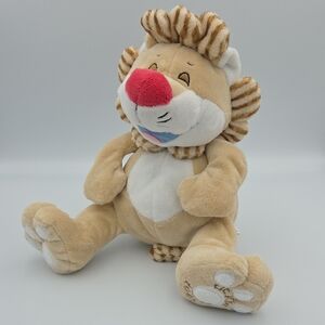 Nuby Tickle Toes Lion Laughing Plush Baby Toy Stuffed animal Interactive